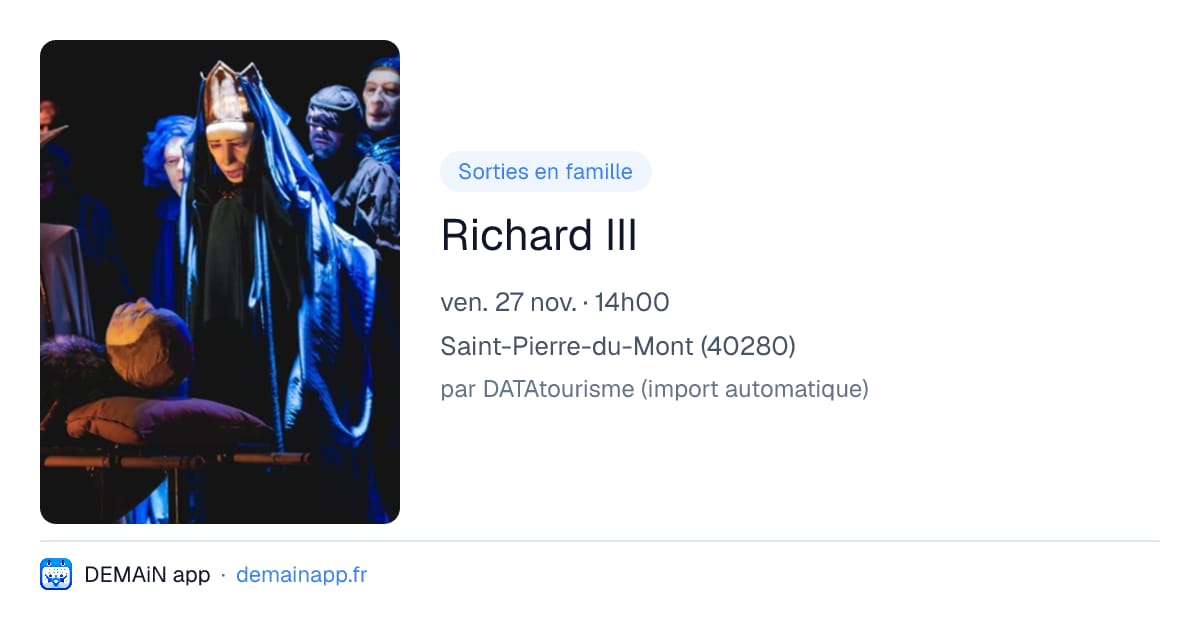 Richard III — Saint-Pierre-du-Mont