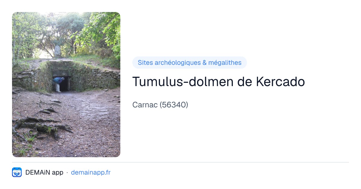 Tumulus-dolmen de Kercado — Carnac