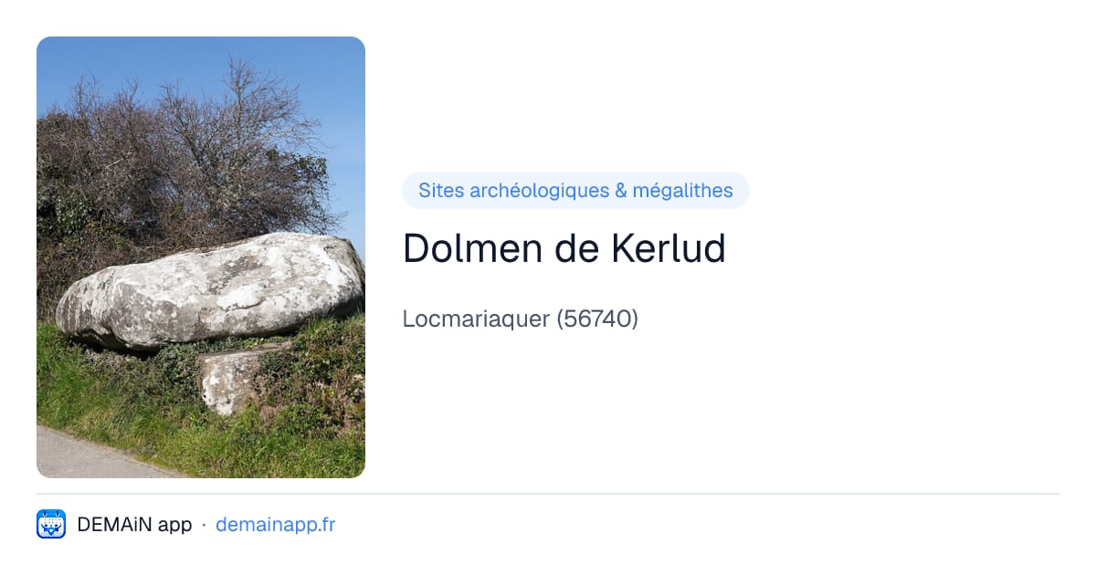 Dolmen de Kerlud — Locmariaquer