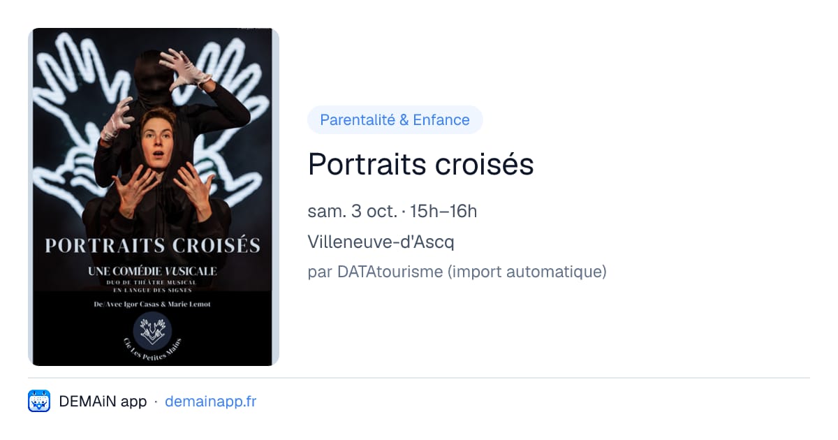 Portraits croisés — Villeneuve-d'Ascq
