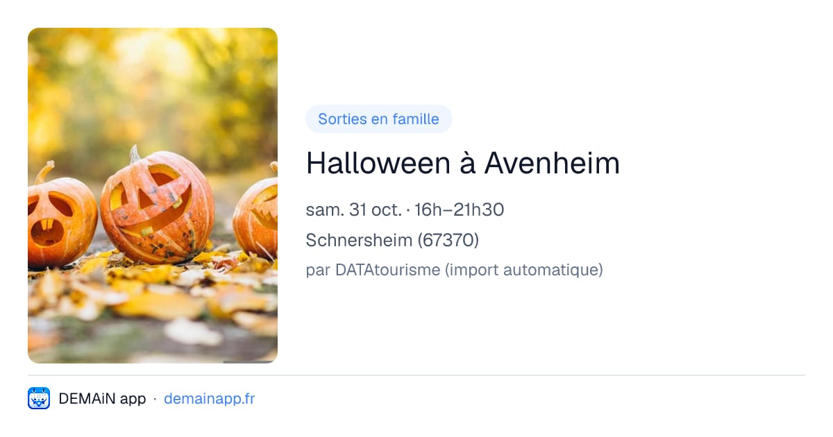 Halloween à Avenheim — Schnersheim