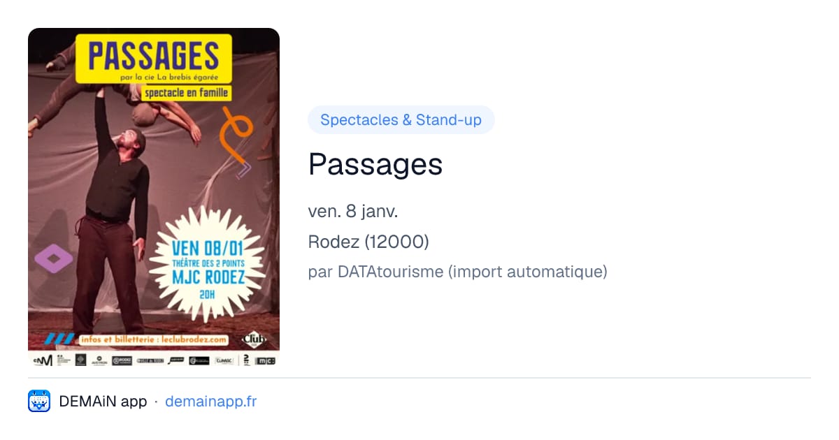 Passages — Rodez