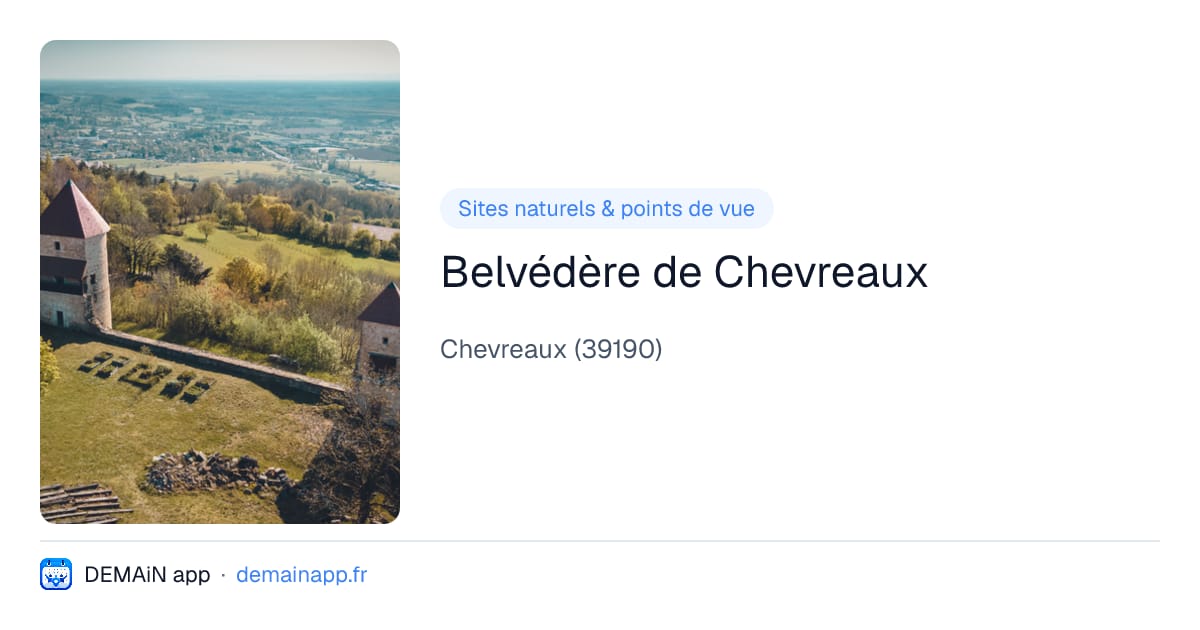 Belvédère de Chevreaux — Chevreaux