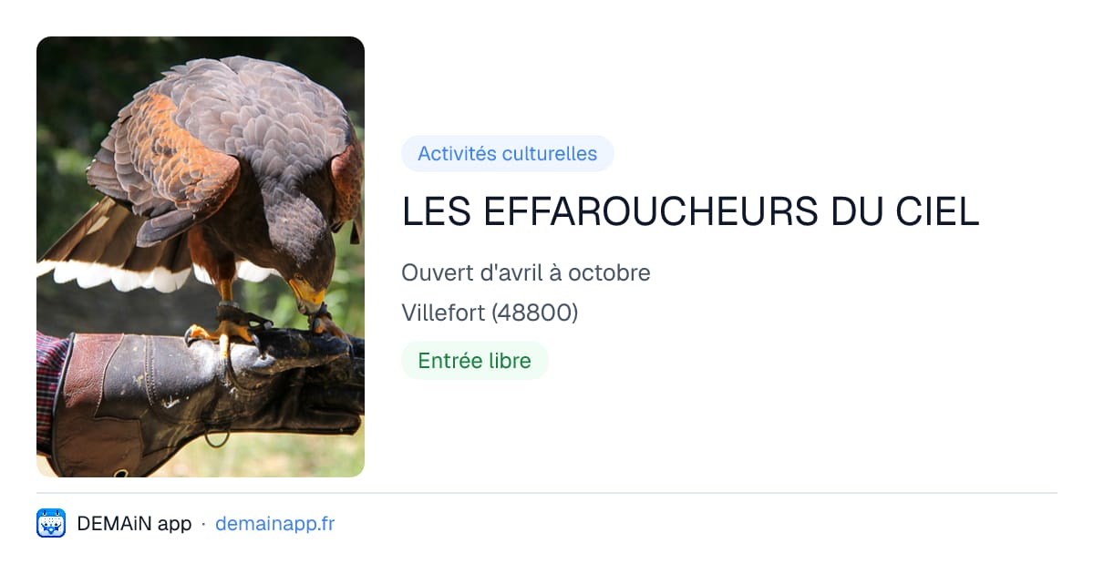 LES EFFAROUCHEURS DU CIEL — Villefort