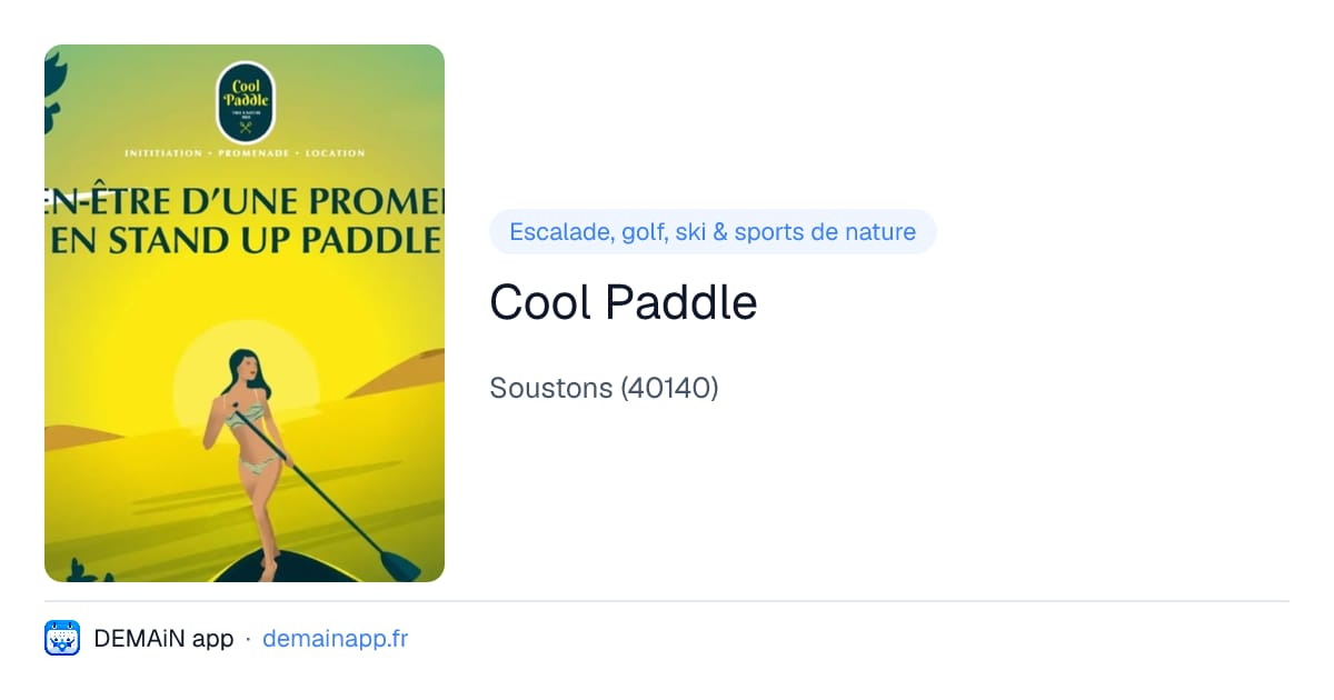 Cool Paddle — Soustons