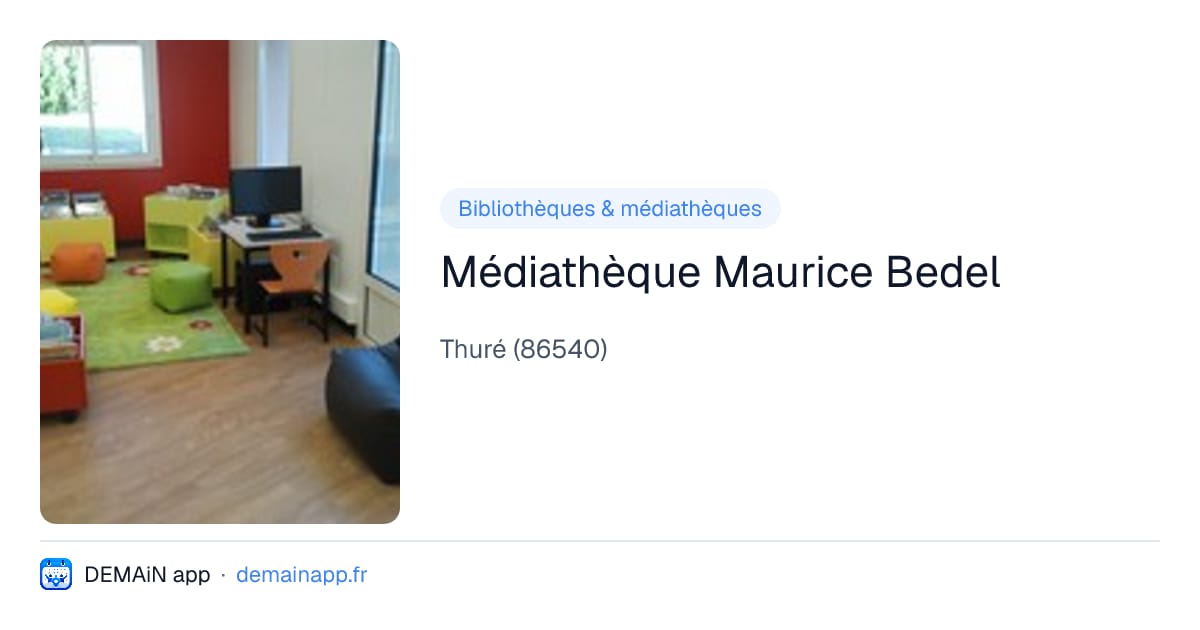 Médiathèque Maurice Bedel — Thuré