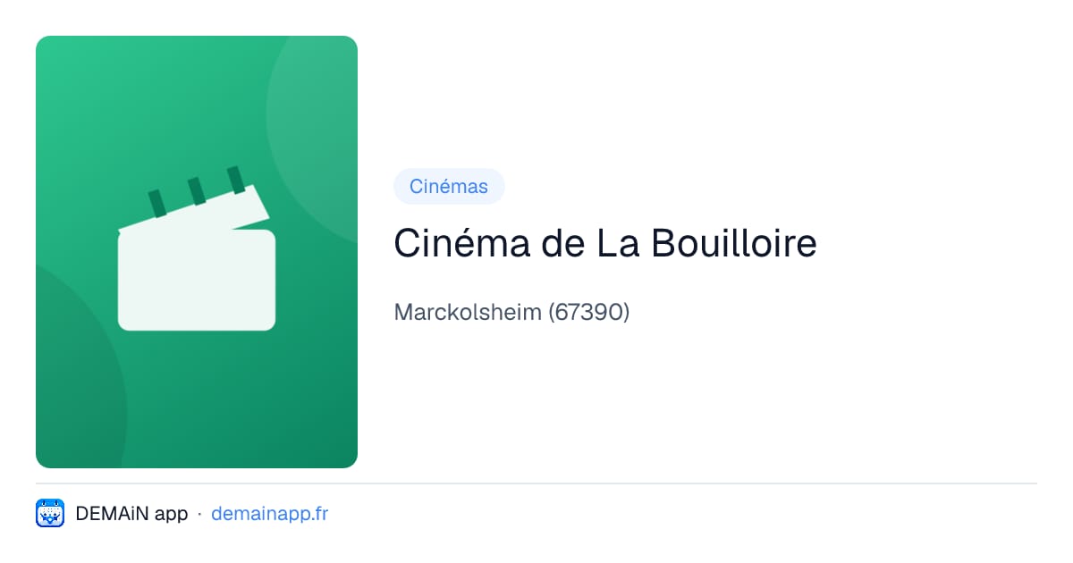 Cinéma de La Bouilloire — Marckolsheim
