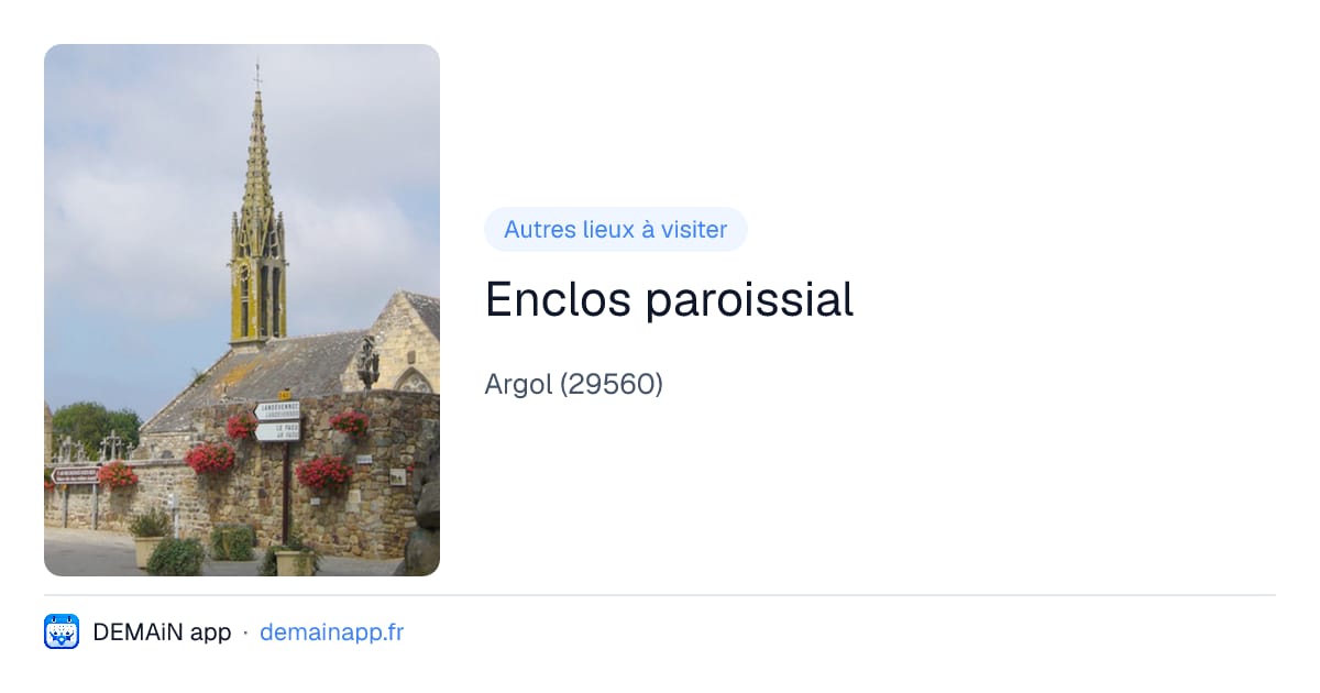 Enclos paroissial — Argol