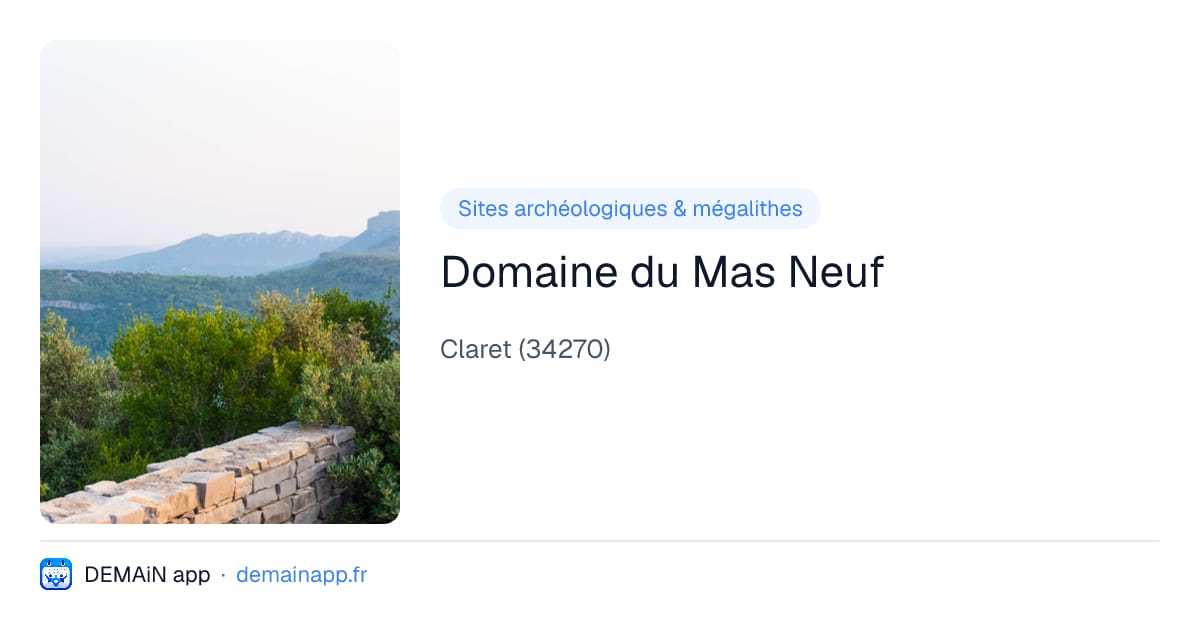 Domaine du Mas Neuf — Claret