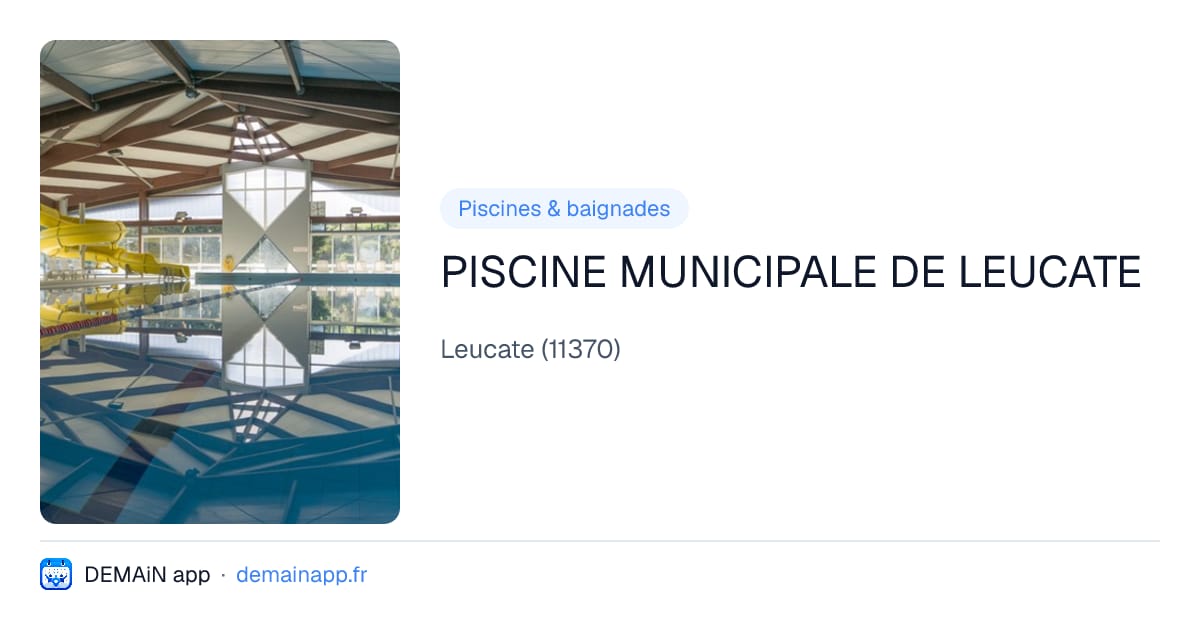 PISCINE MUNICIPALE DE LEUCATE — Leucate