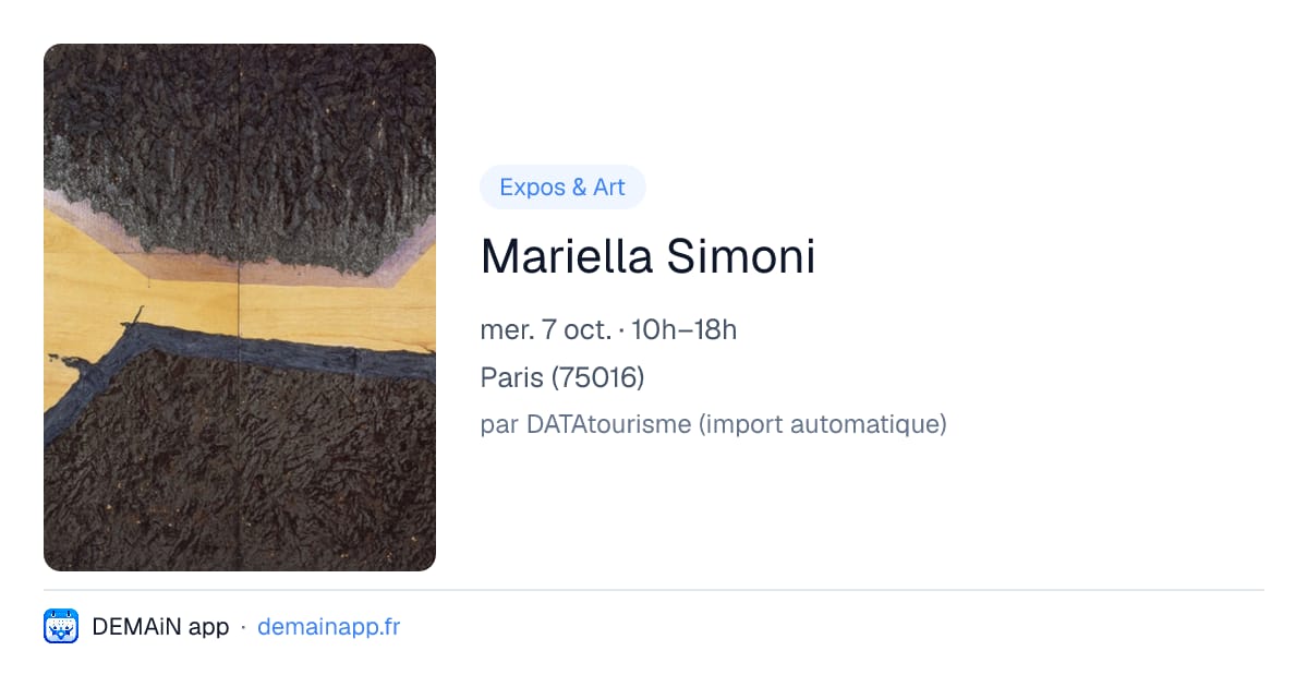 Mariella Simoni — Paris
