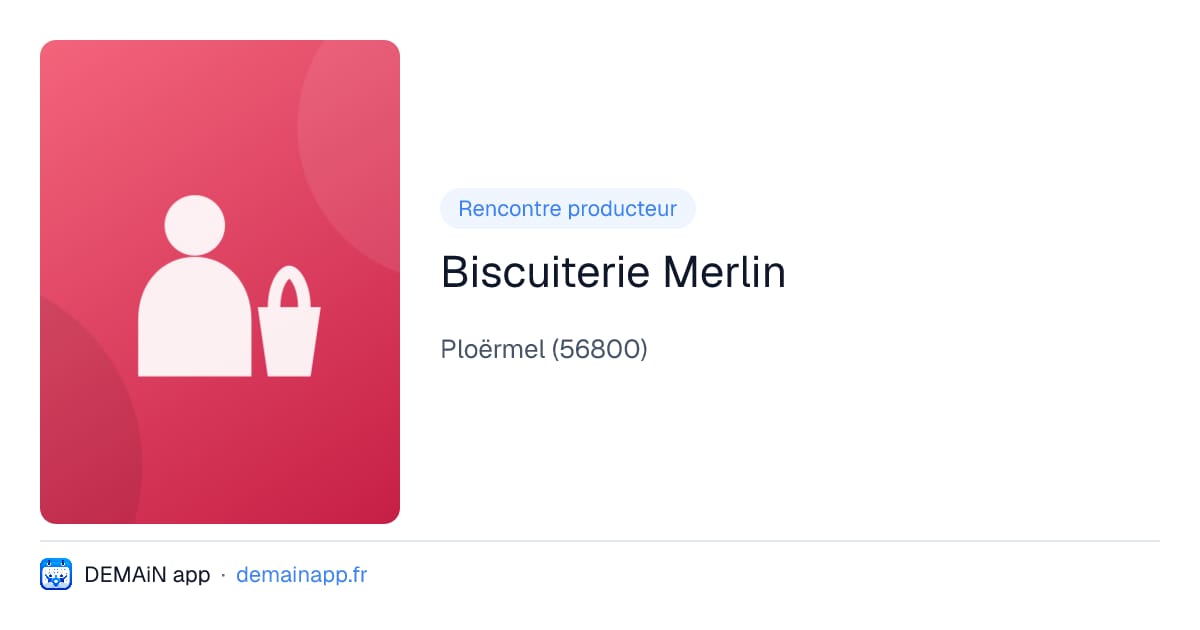 Biscuiterie Merlin — Ploërmel