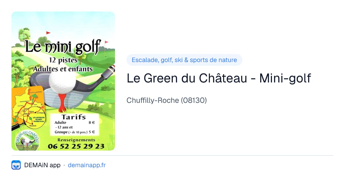 Le Green du Château - Mini-golf — Chuffilly-Roche