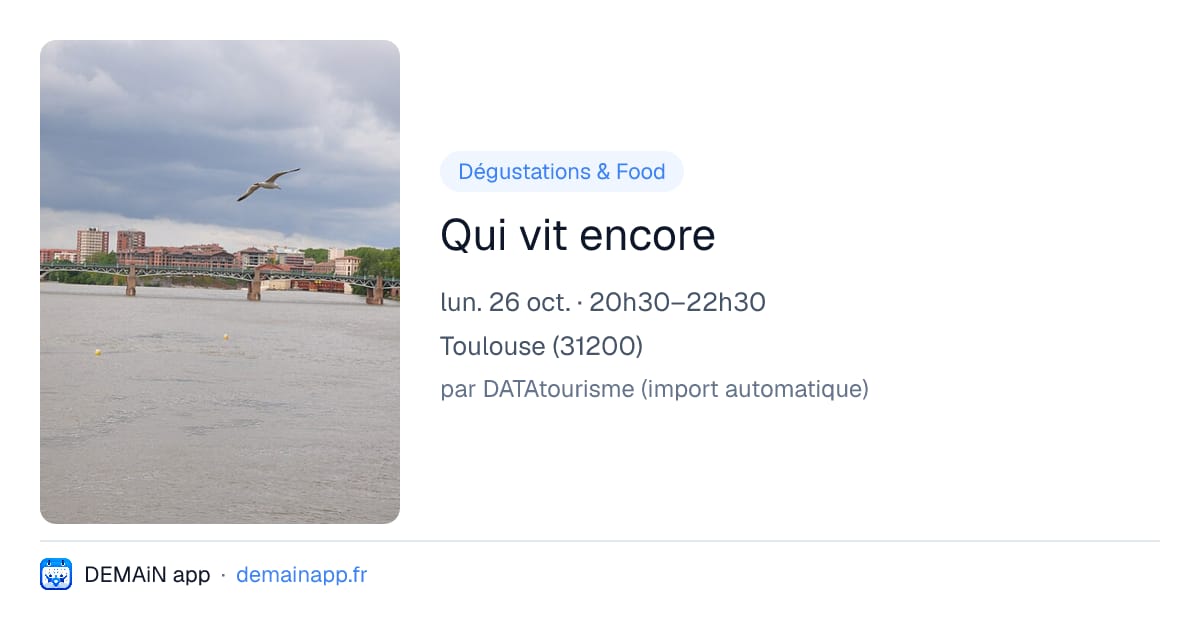 Qui vit encore — Toulouse