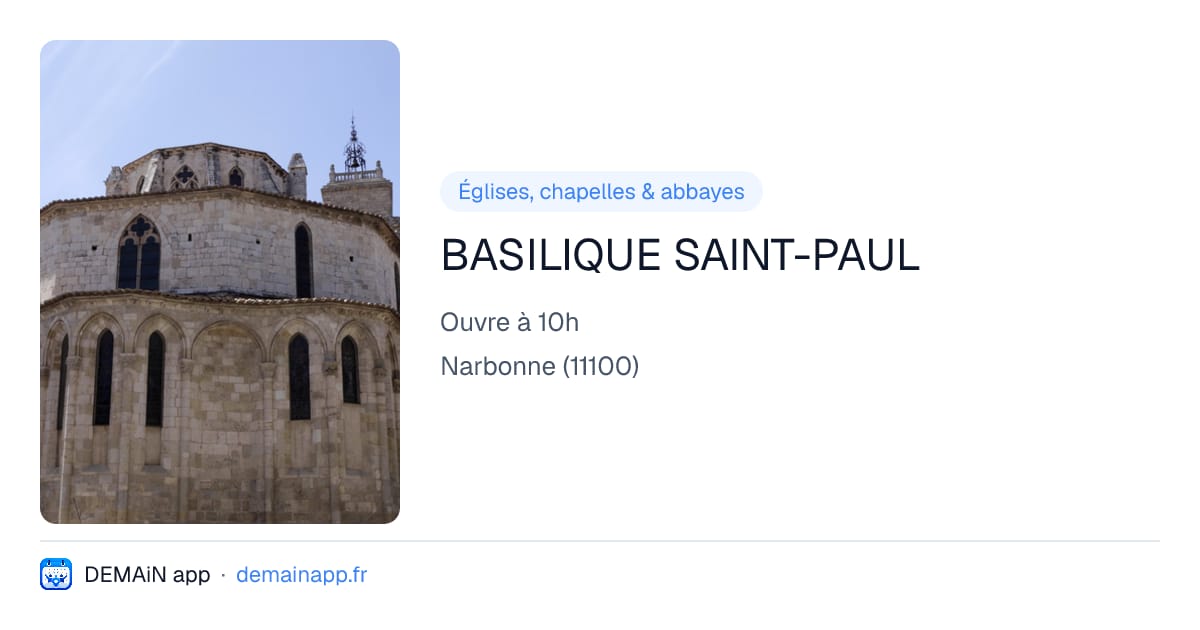BASILIQUE SAINT-PAUL — Narbonne