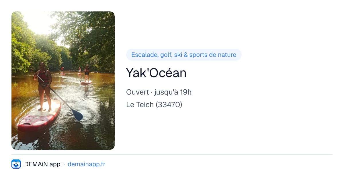 Yak'Océan — Le Teich