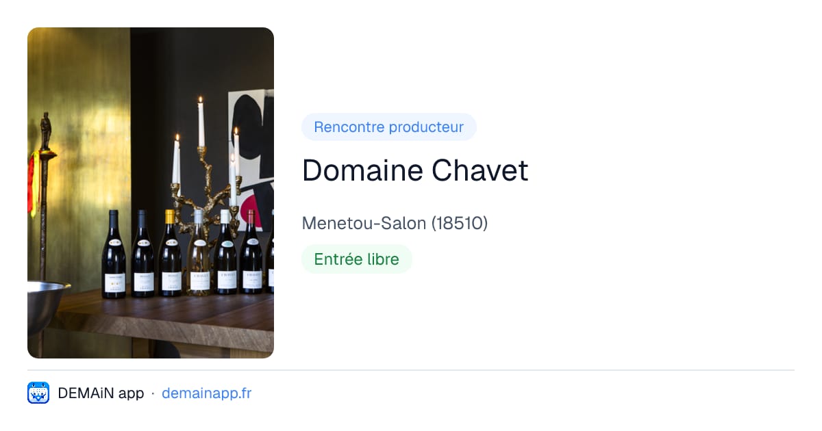Domaine Chavet — Menetou-Salon