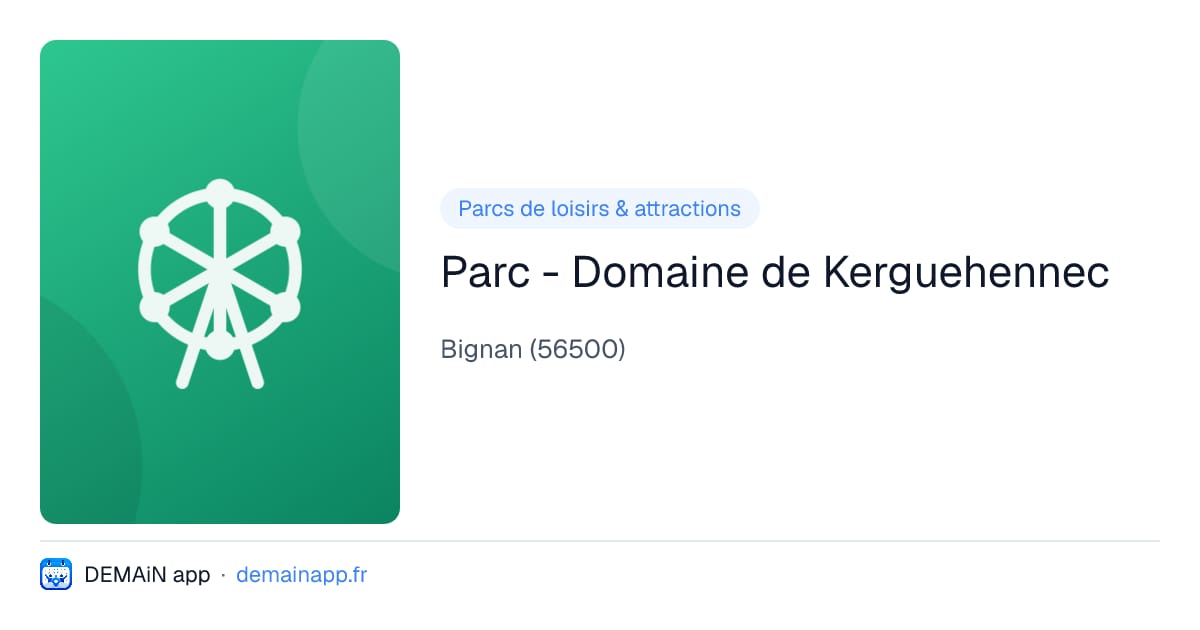 Parc - Domaine de Kerguehennec — Bignan