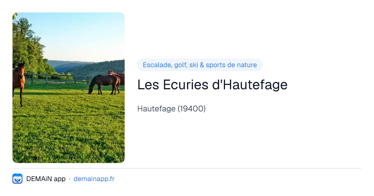Les Ecuries d'Hautefage — Hautefage