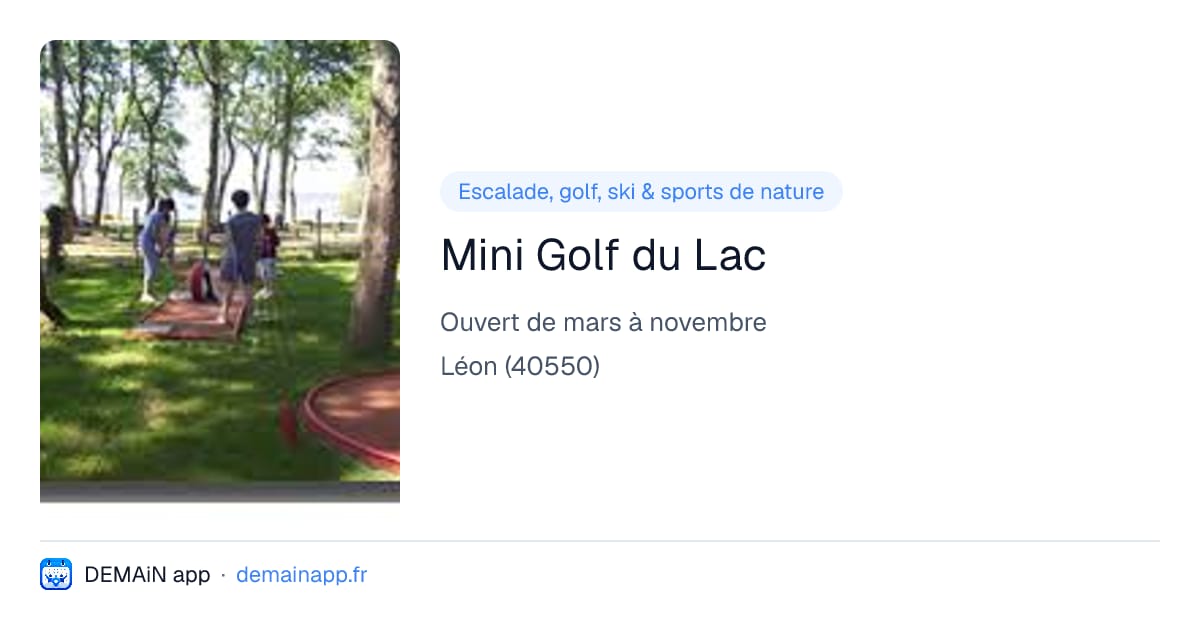 Mini Golf du Lac — Léon