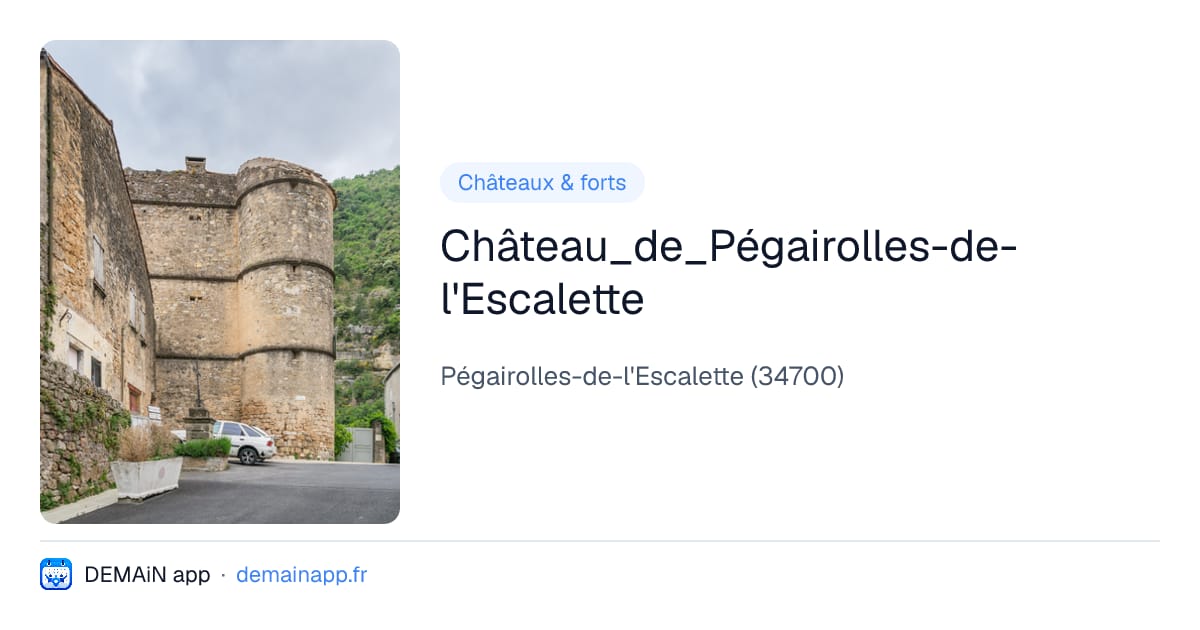 Château_de_Pégairolles-de-l'Escalette — Pégairolles-de-l'Escalette
