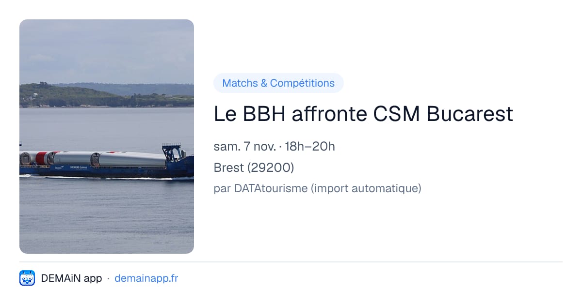 Le BBH affronte CSM Bucarest — Brest