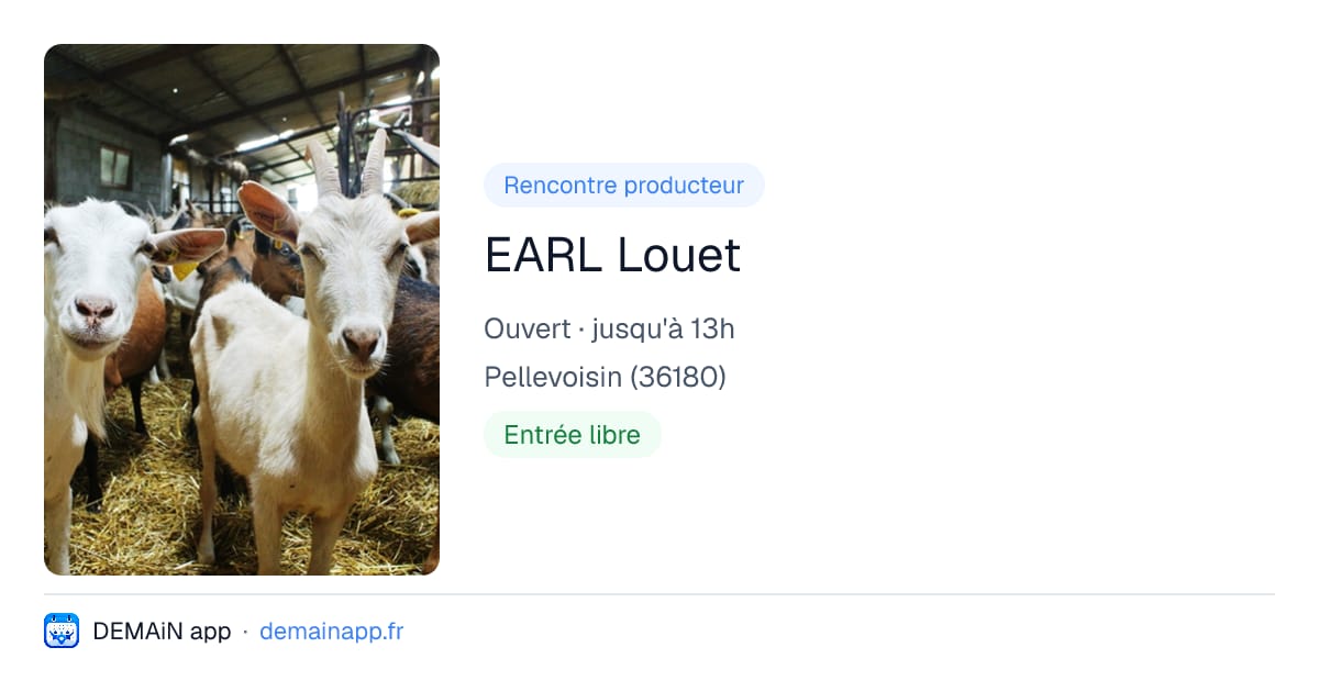 EARL Louet — Pellevoisin