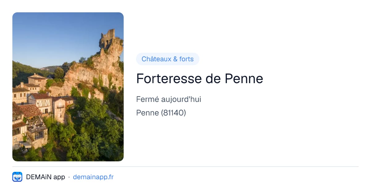 Forteresse de Penne — Penne