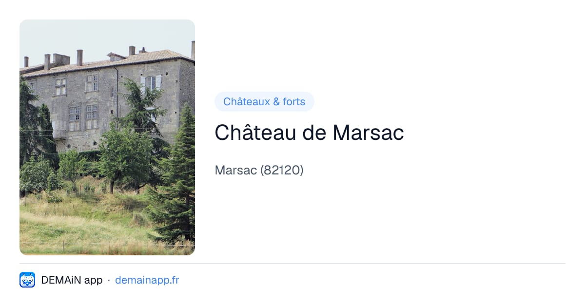 Château de Marsac — Marsac