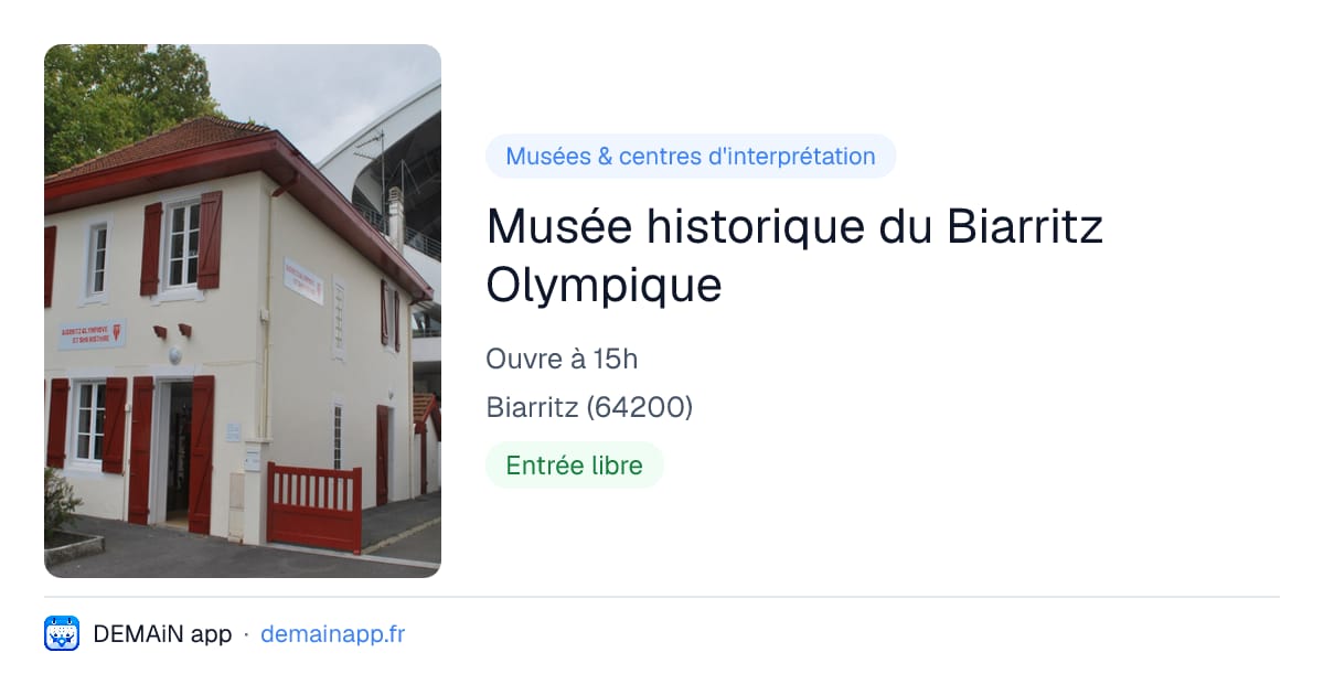 Musée historique du Biarritz Olympique — Biarritz