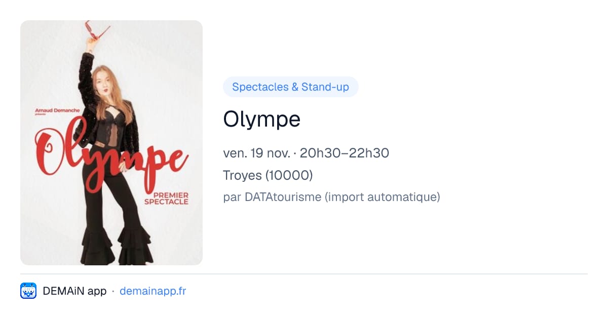 Olympe — Troyes