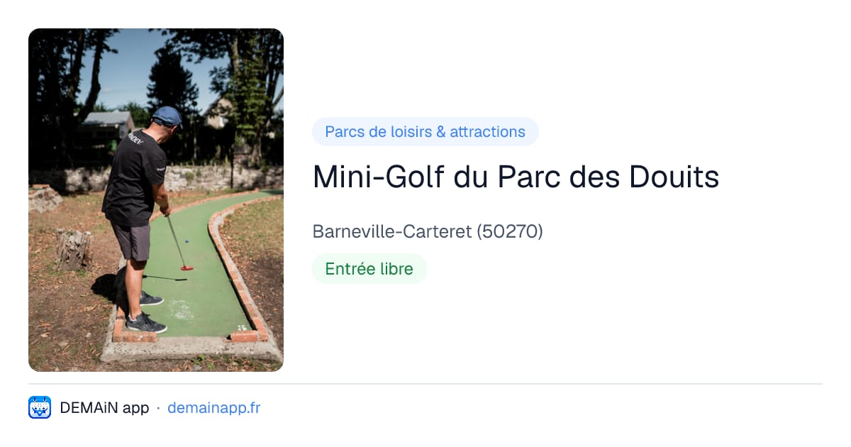 Mini-Golf du Parc des Douits — Barneville-Carteret