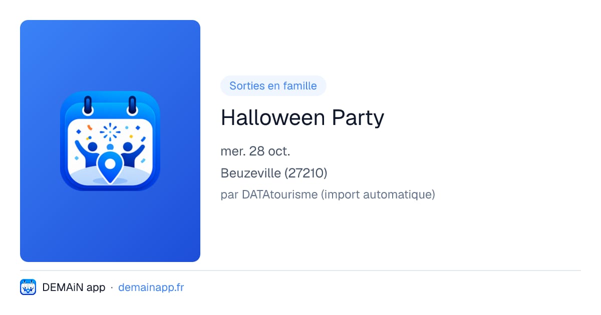 Halloween Party — Beuzeville