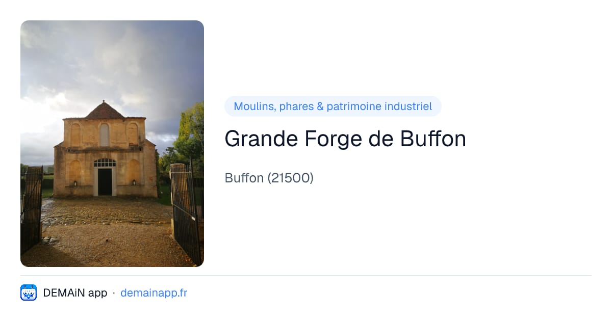 Grande Forge de Buffon — Buffon