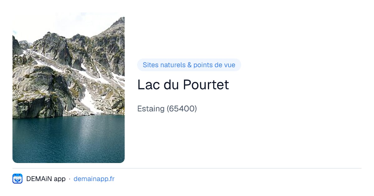 Lac du Pourtet — Estaing