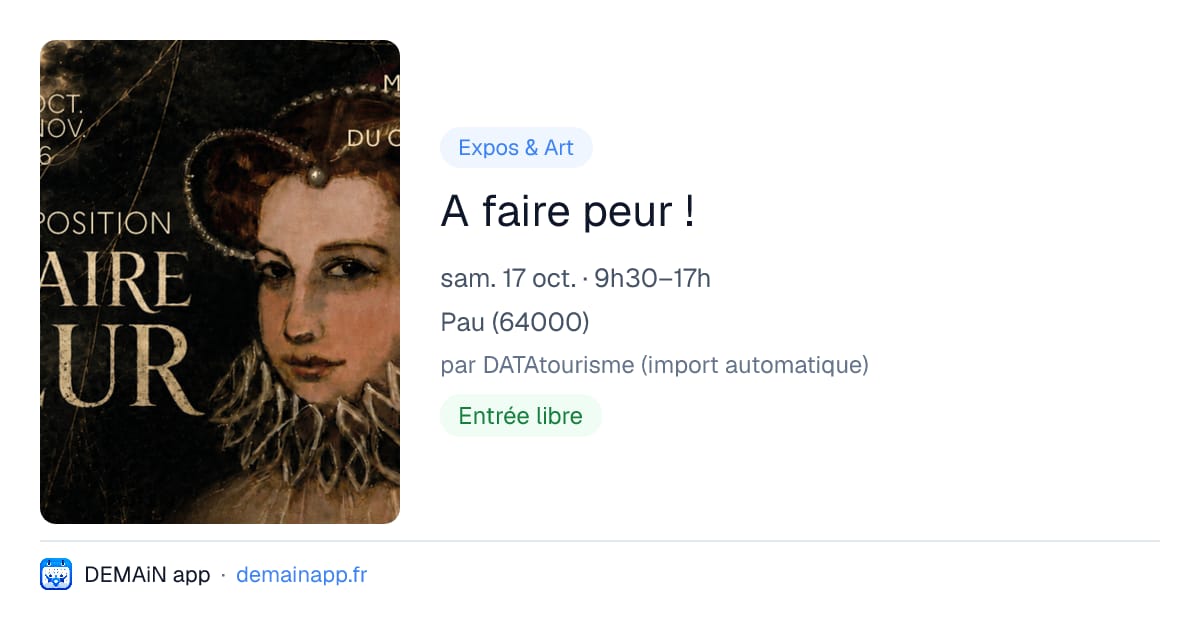 A faire peur ! — Pau