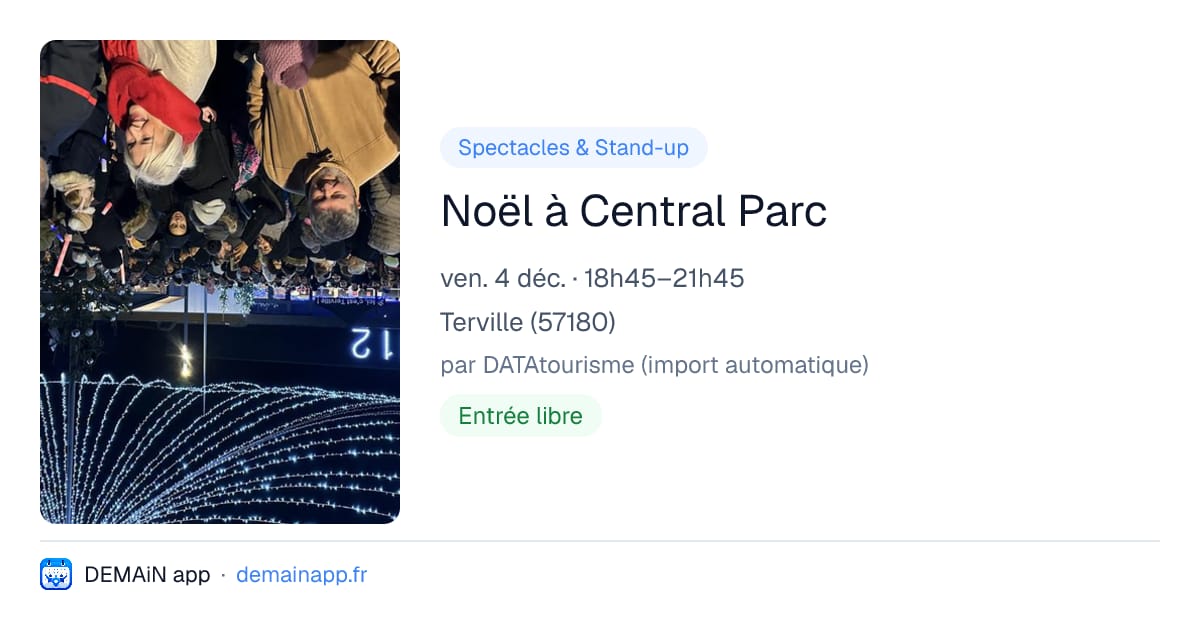 Noël à Central Parc — Terville