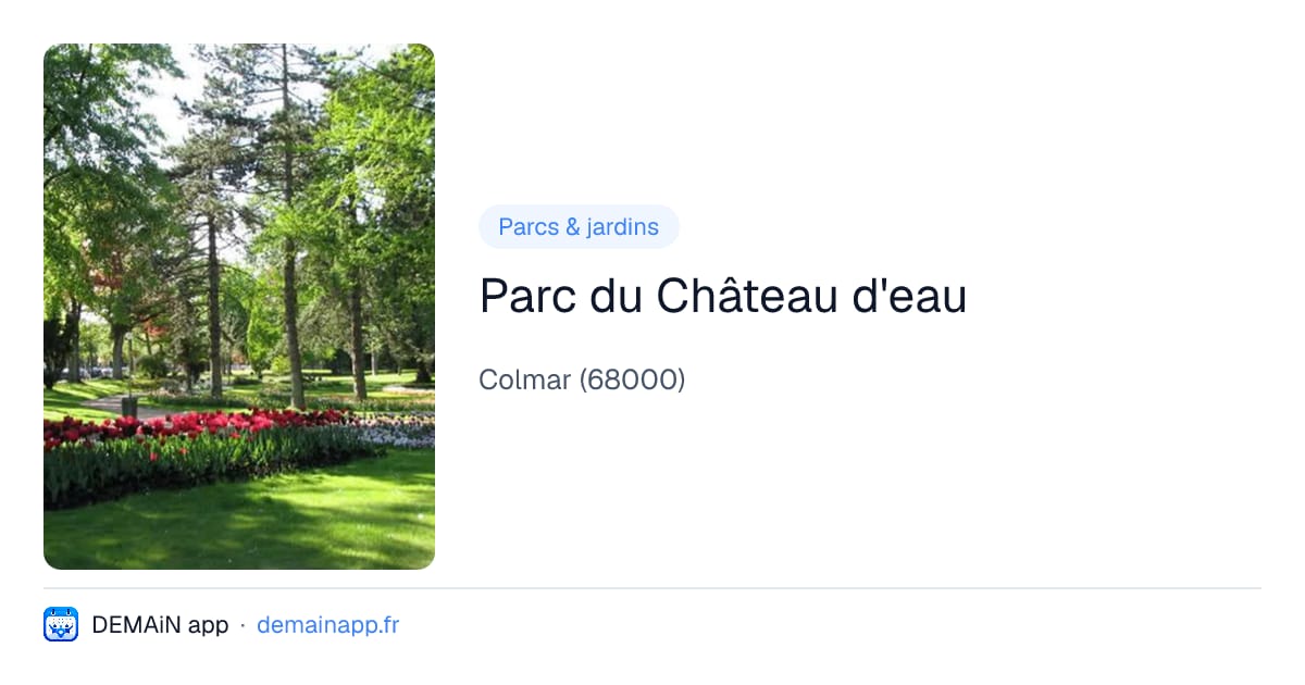 Parc du Château d'eau — Colmar