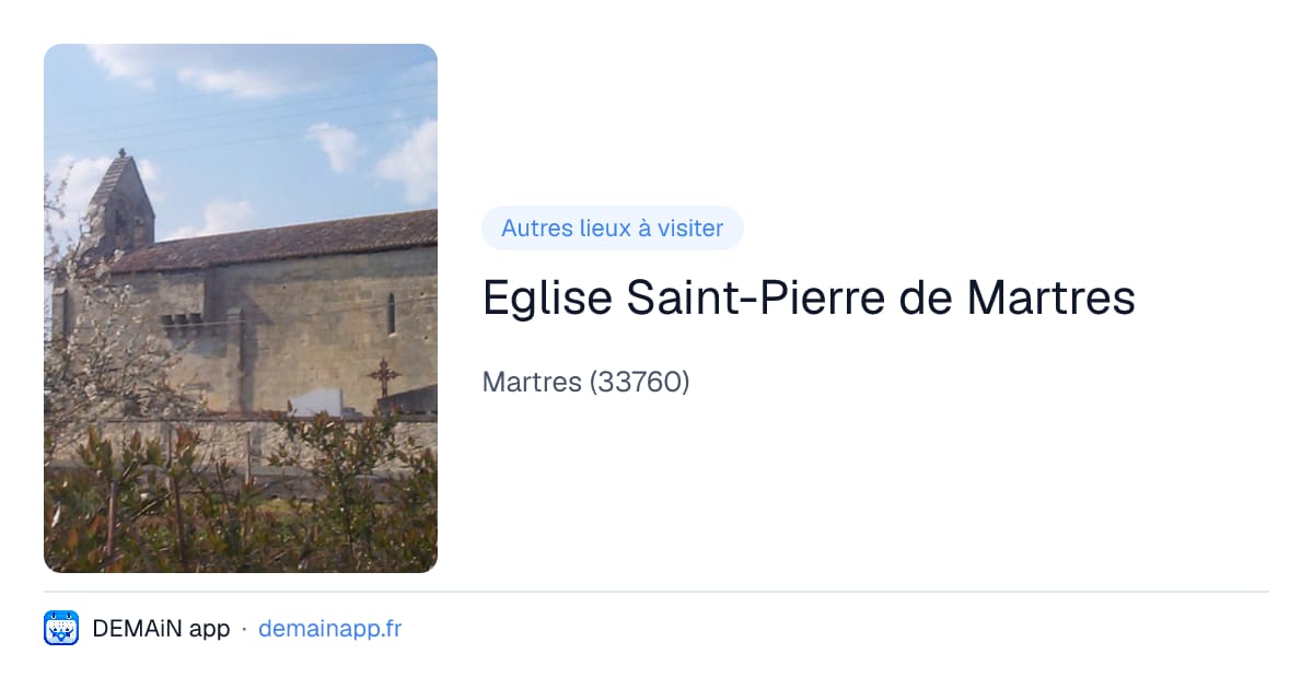 Eglise Saint-Pierre de Martres — Martres