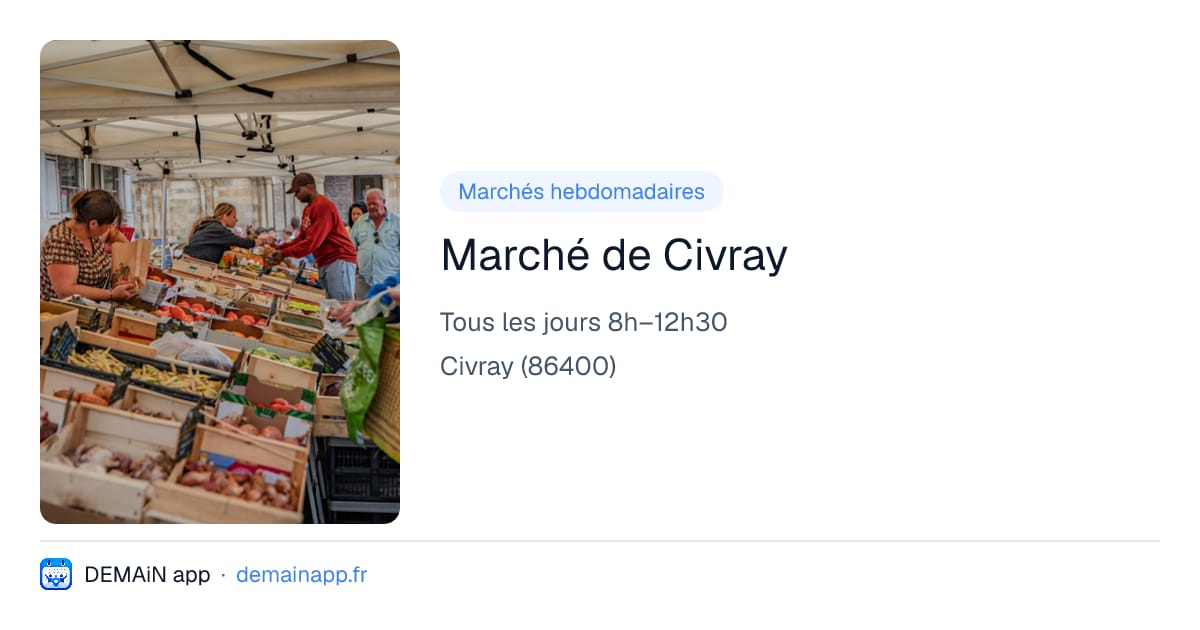Marché de Civray — Civray
