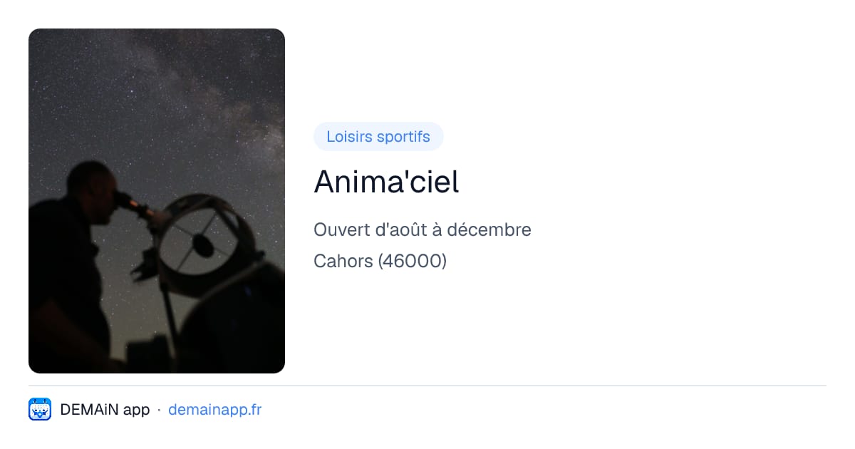 Anima'ciel — Cahors