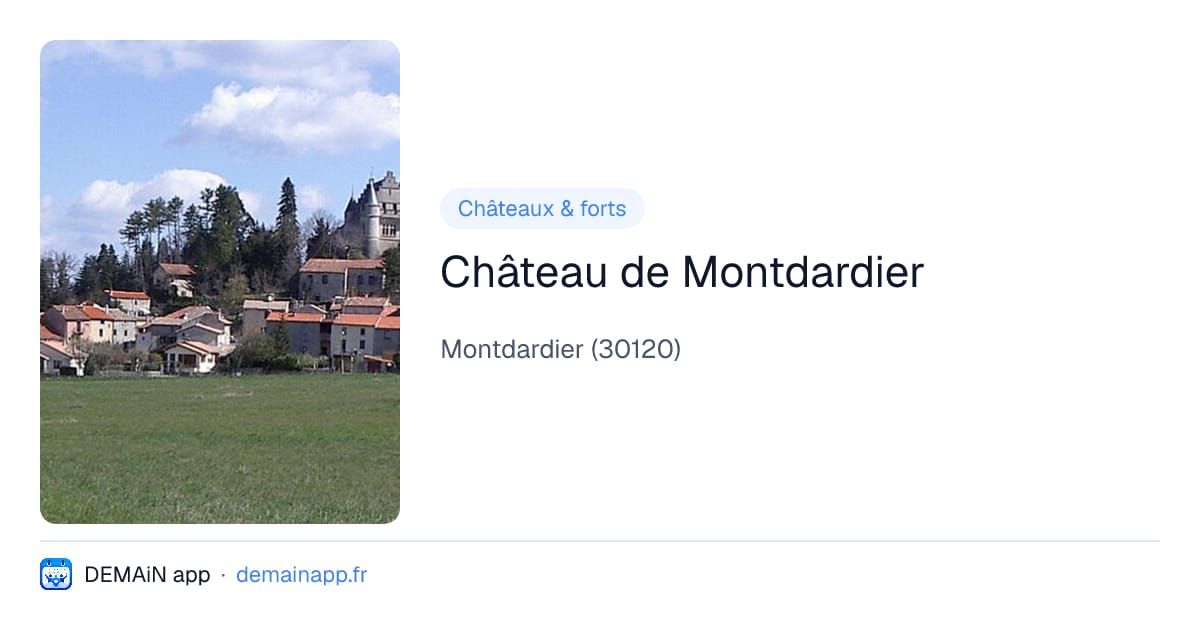 Château de Montdardier — Montdardier