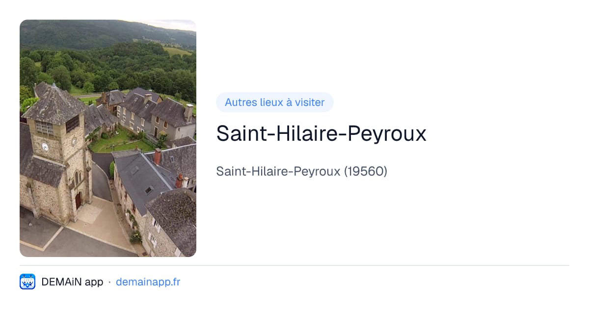 Saint-Hilaire-Peyroux — Saint-Hilaire-Peyroux