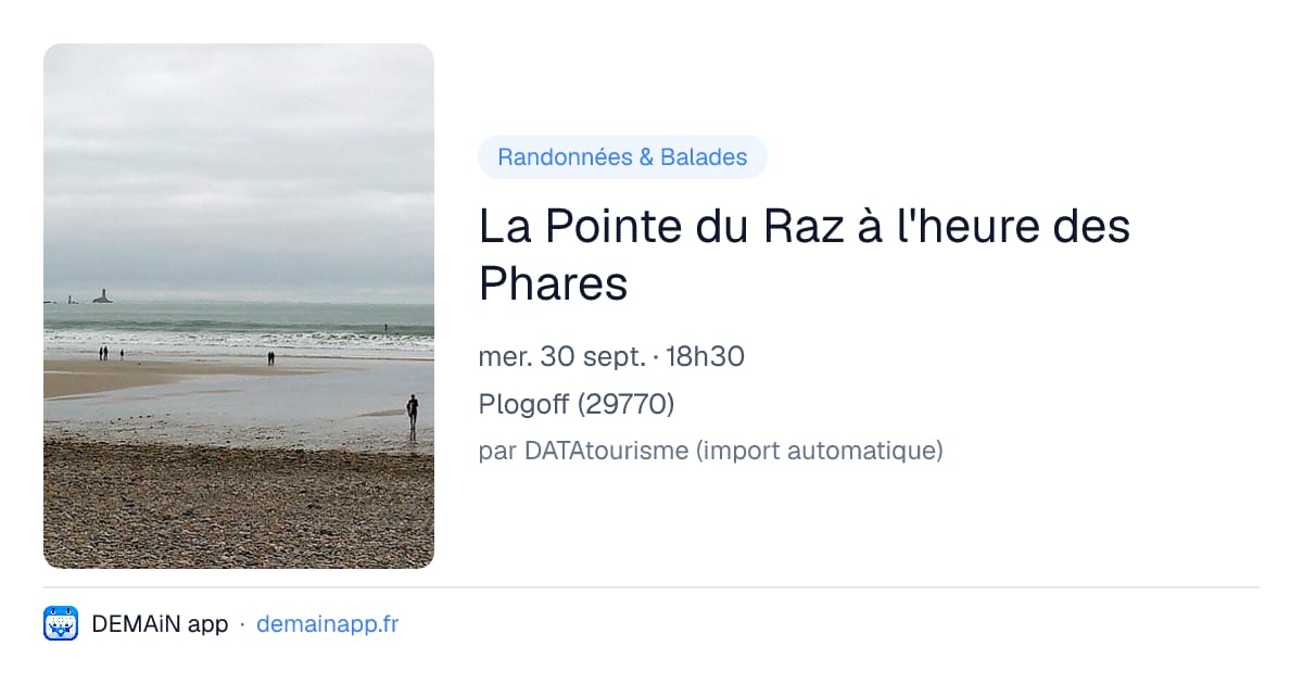 La Pointe du Raz à l'heure des Phares — Plogoff