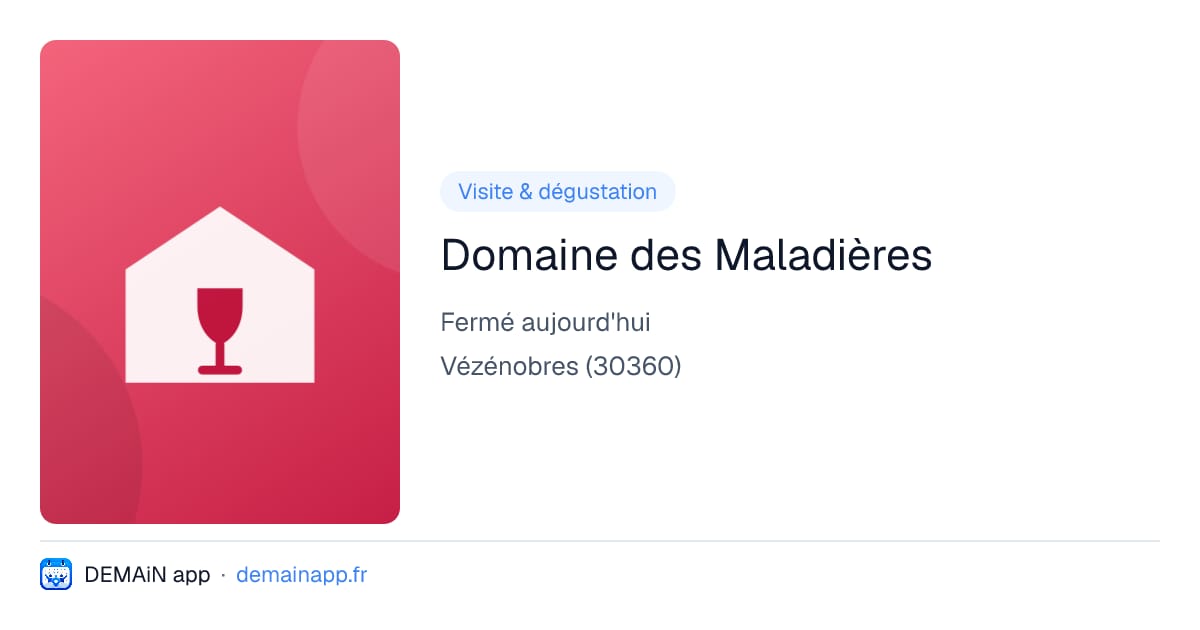 Domaine des Maladières — Vézénobres