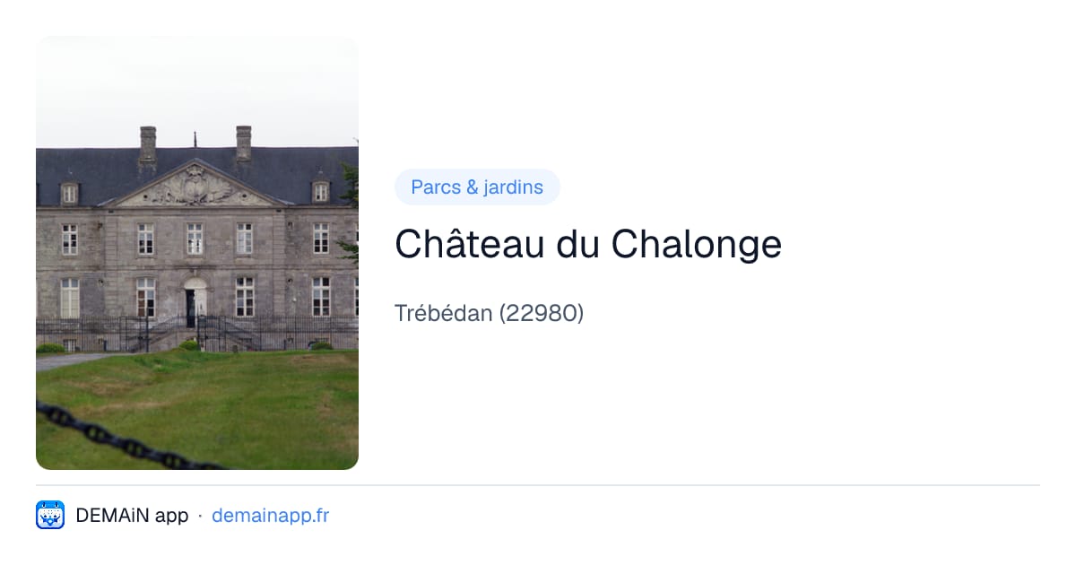 Château du Chalonge — Trébédan