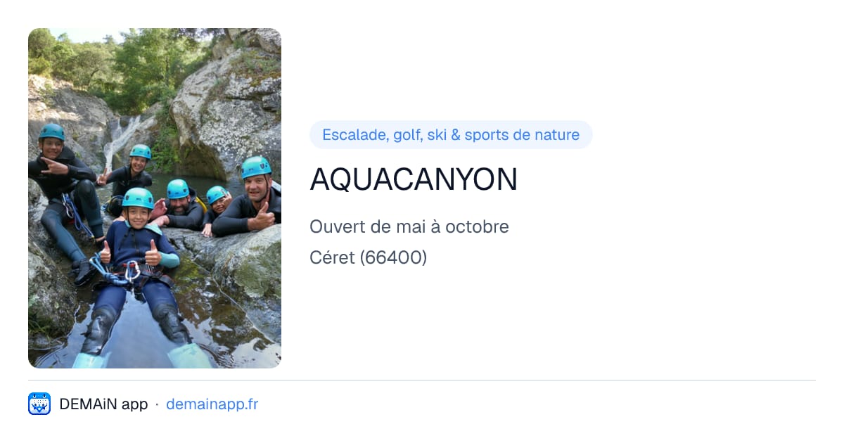 AQUACANYON — Céret