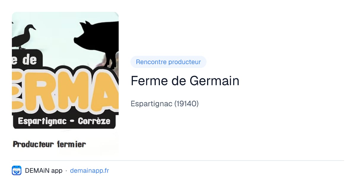 Ferme de Germain — Espartignac