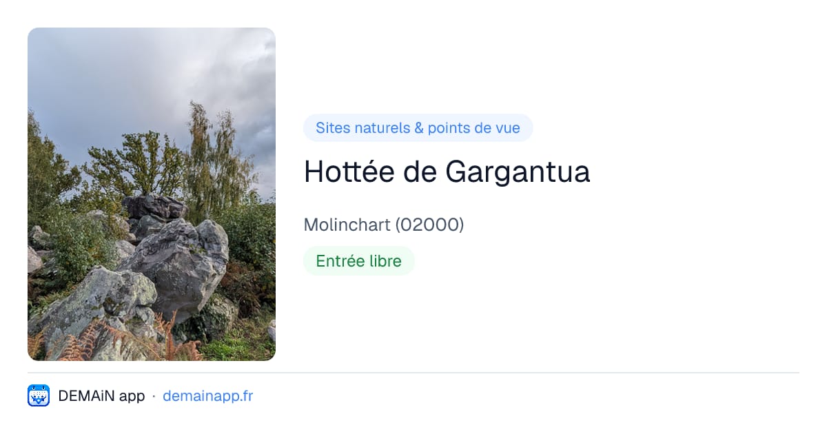 Hottée de Gargantua — Molinchart