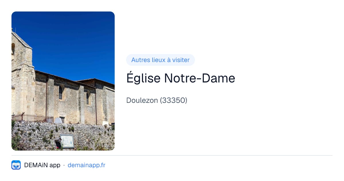 Église Notre-Dame — Doulezon